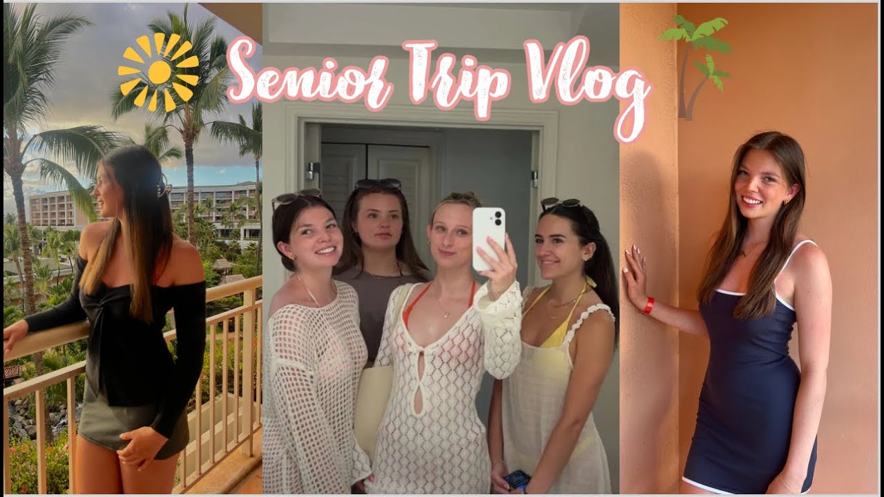 SENIOR TRIP VLOG - short but fun - final senior year video | Leyni Raine