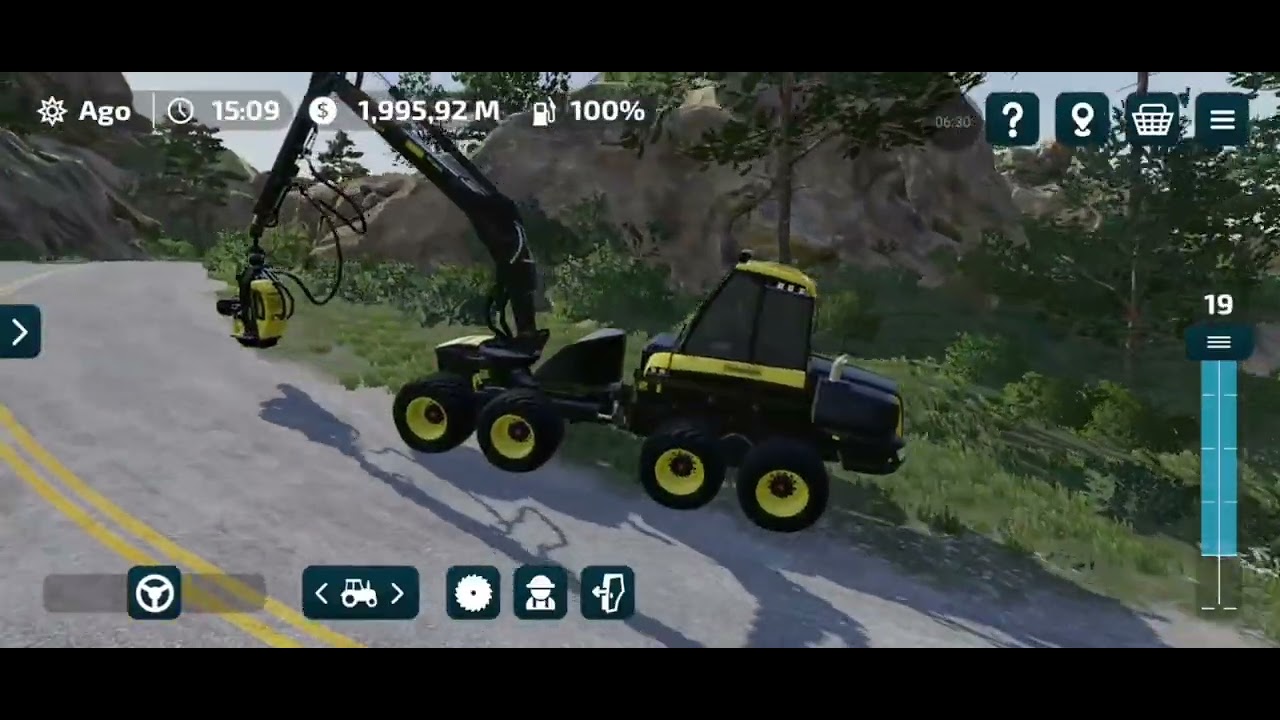 Gameplay nova de fs23 so q versão 🔇 