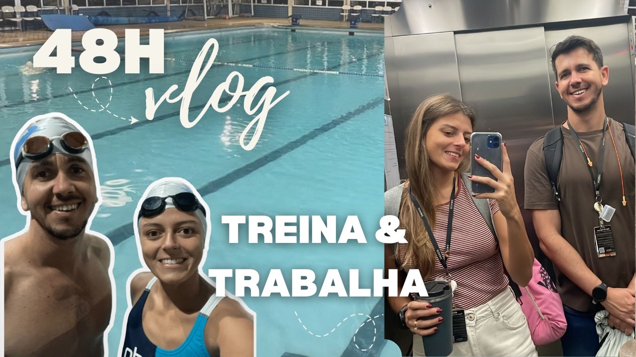 48 horas de vida real: trabalho CLT e rotina de treinos | VLOG