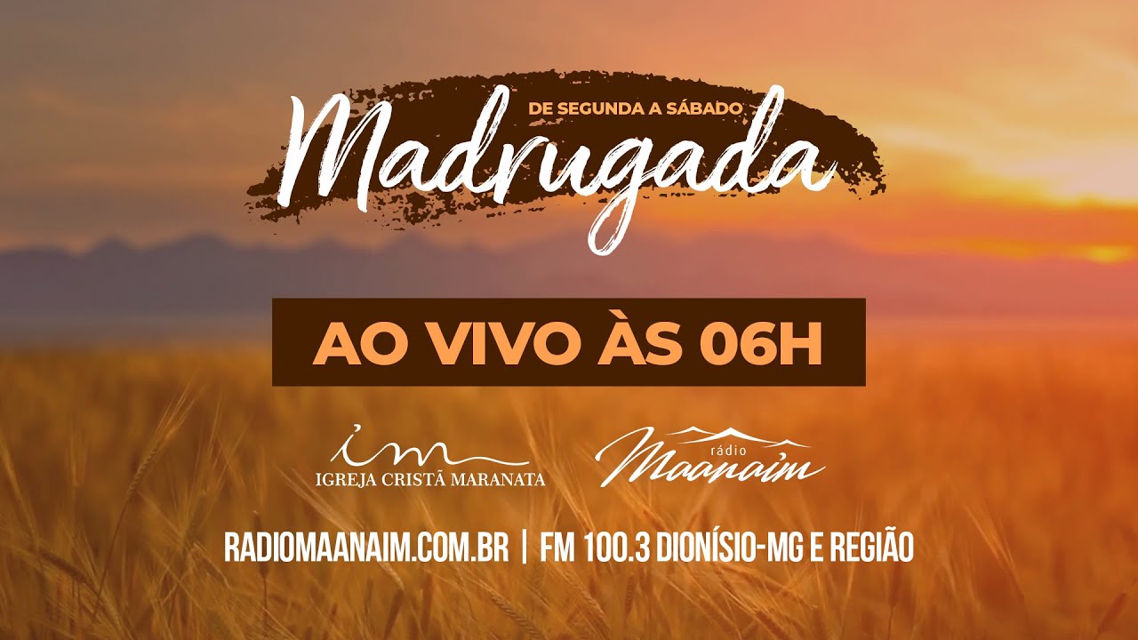 15/04/2026 - [Madrugada] - Igreja Crist&atilde; Maranata - Quarta