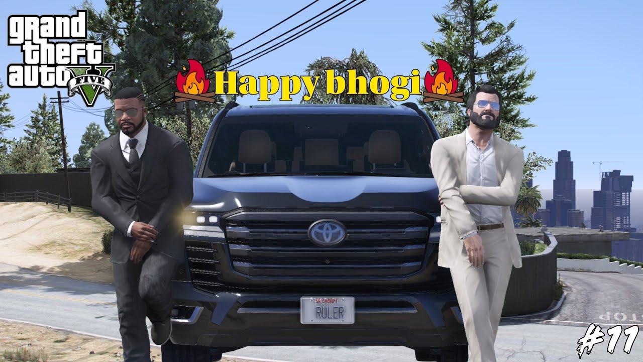 HAPPY BHOGI PRENDSS... | Michael Real Life Mod Series | GTAV In Telugu | #11