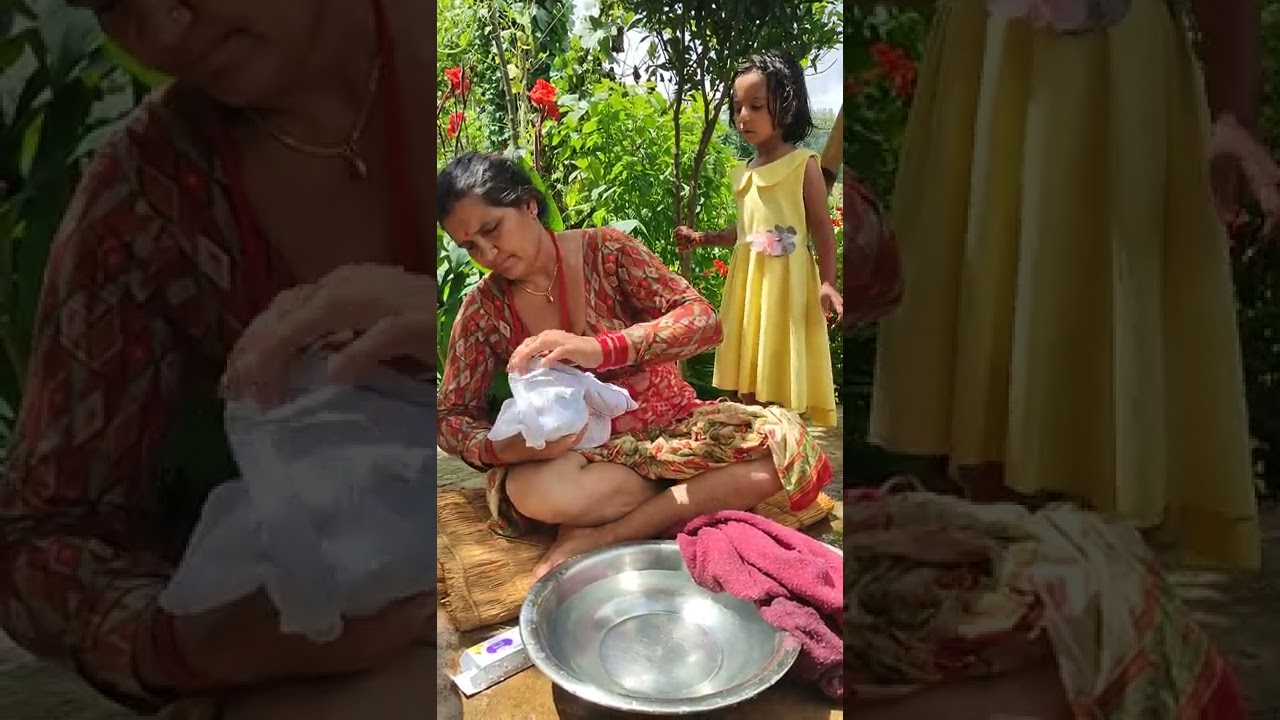 Baby Bath at 9th day