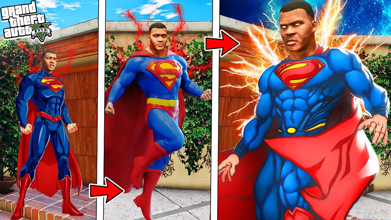 Shinchan UPGRADE $1 SUPER MAN TO $1,000,000,000 SUPER MAN IN GTA5