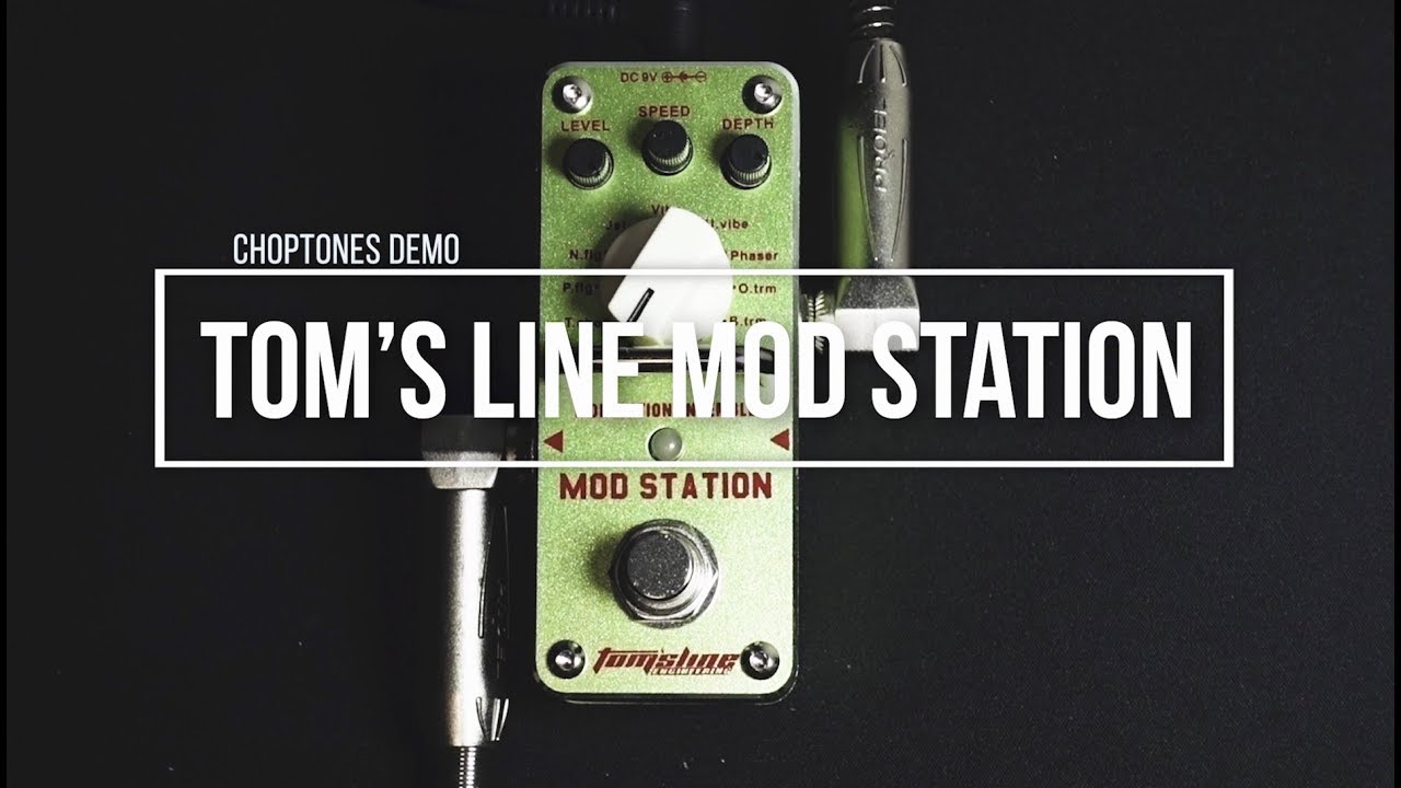 Tom's Line Pedals | AMS-3 Mod Station | Playthrough (Modulation Digital Ensemble)
