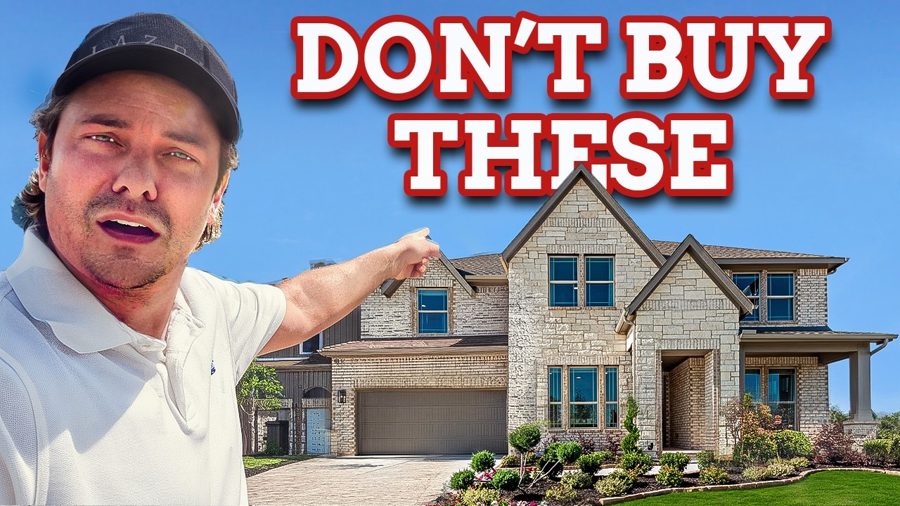 NEVER Buy These Types of New Construction Homes In Dallas