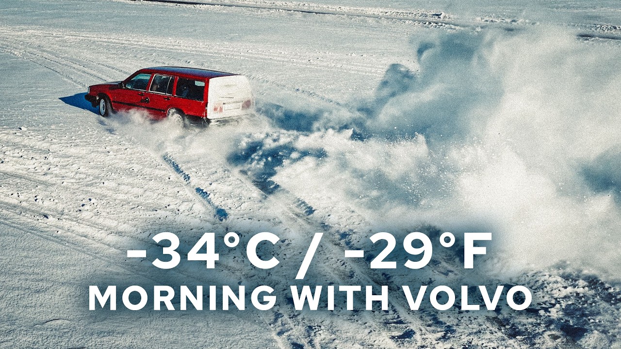 Volvo 940 vs -34°C (-29°F) Morning