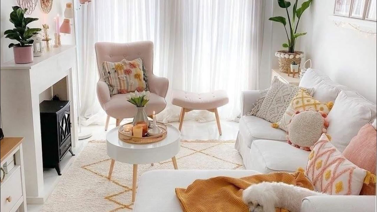 Simple arrangement of a small living room/ mpangilio wa chumba kidogo #interiordesign