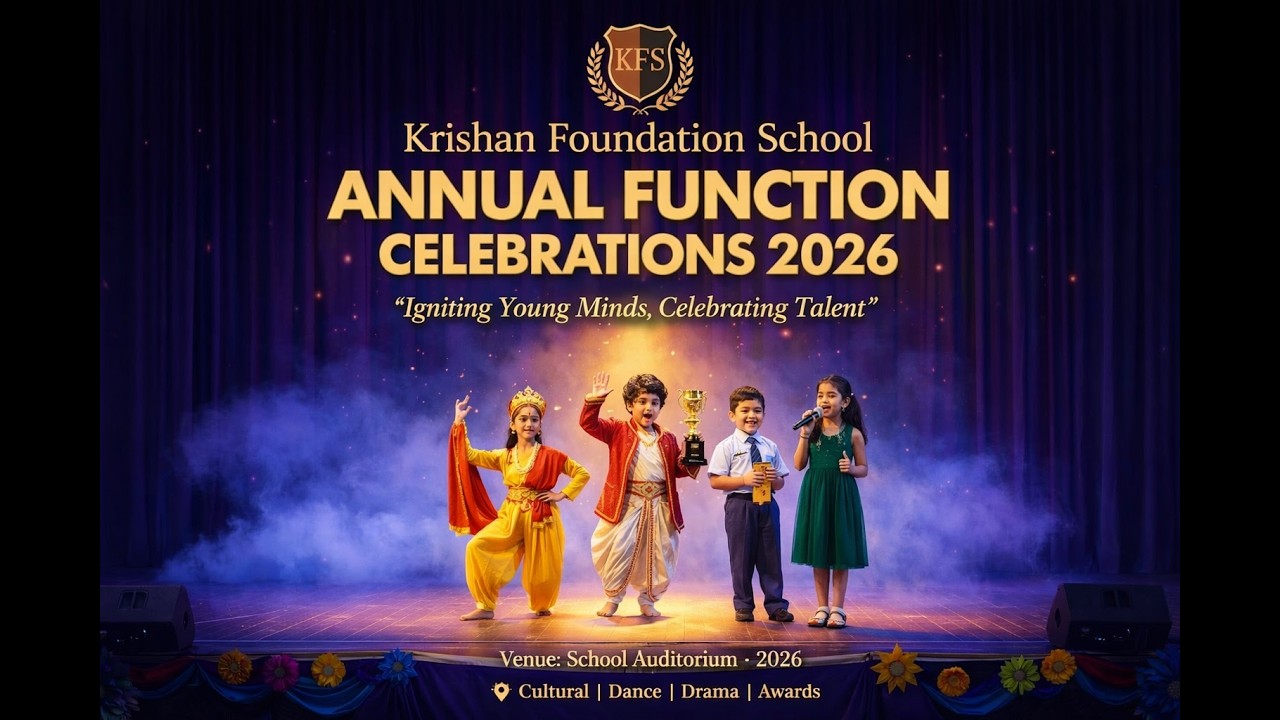 Annual Functio krishna foundation public school, 