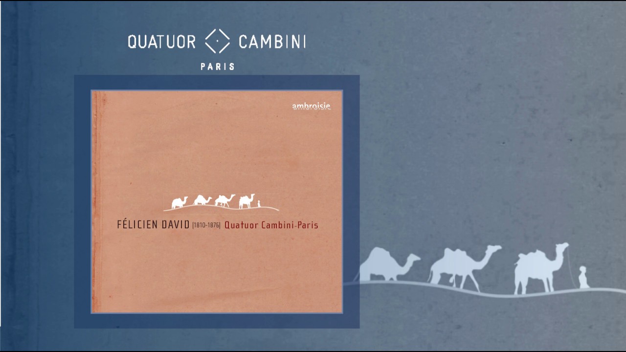 Félicien David, Quatuor à cordes n° 1 en fa mineur - I : Allegretto