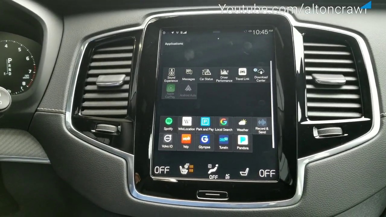 How to access the Download Center to Apps Spotify Pandora Weather Yelp Google Tuned in Volvo