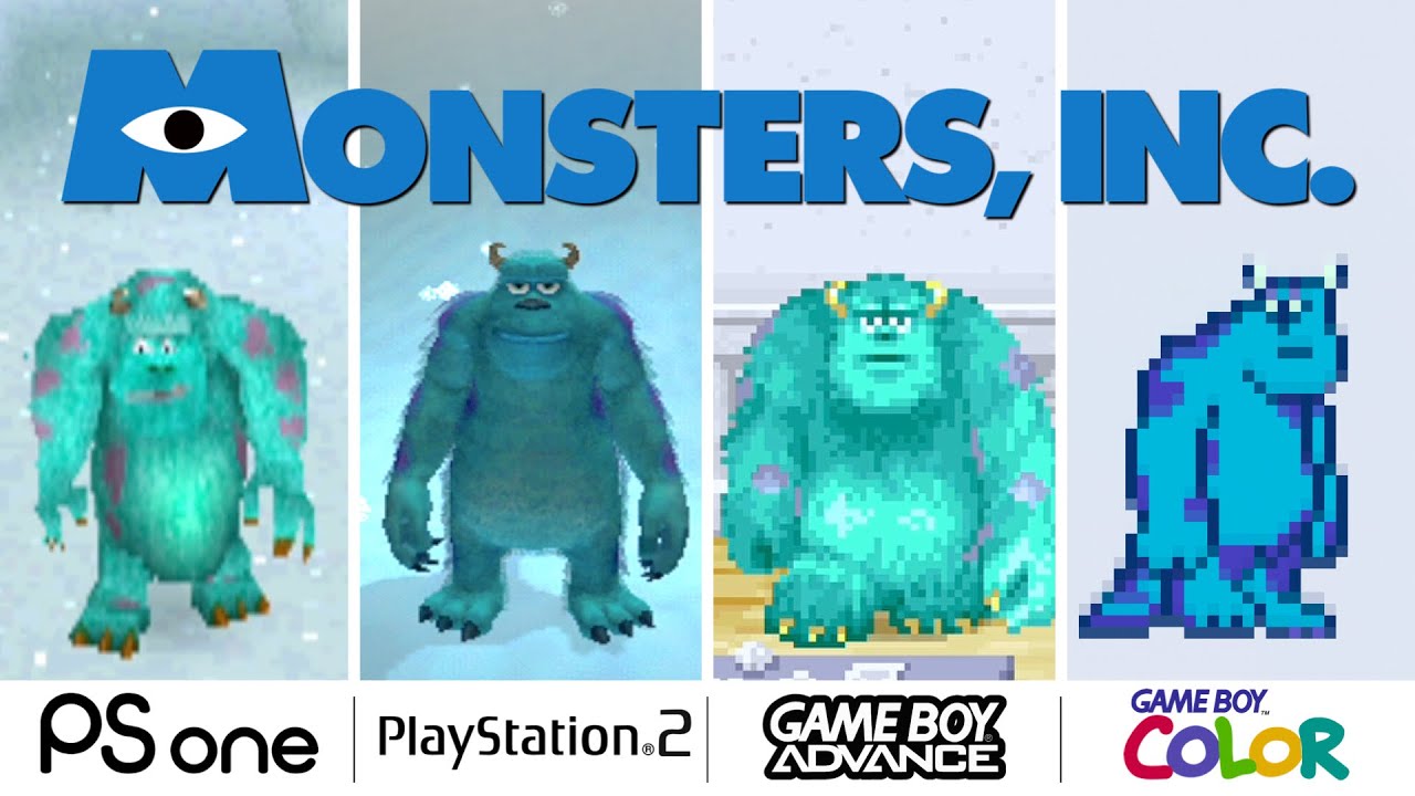 Сравнение всех игр серии Monsters, Inc.