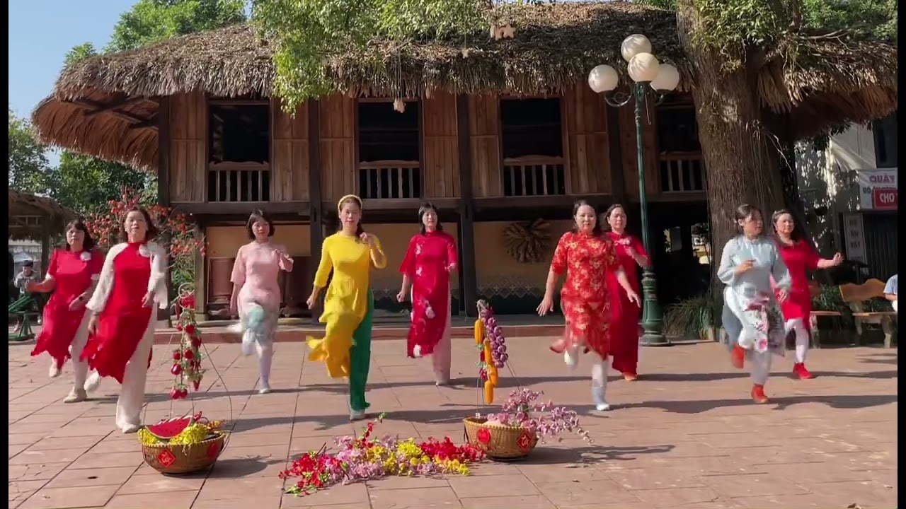 Dân vũ/shuffle dance- Ngày tết quê em/ Yến Nguyễn