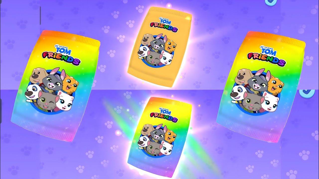 Cards Opening Ceremony With My Talking Tom Friends - Rainbow Cards, Golden Cards, Color Cards 