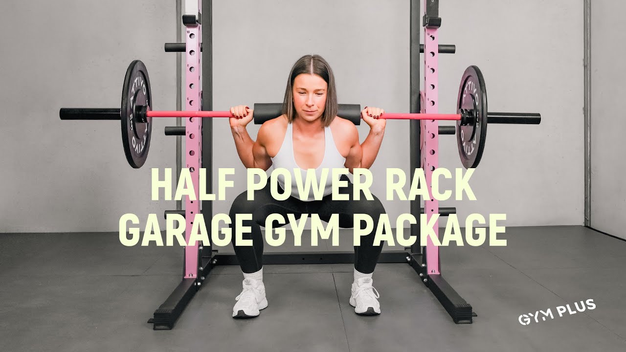 ATTIVO Half Power Rack with Storage