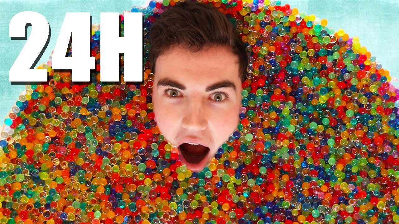24H DANS UN BAIN D'ORBEEZ