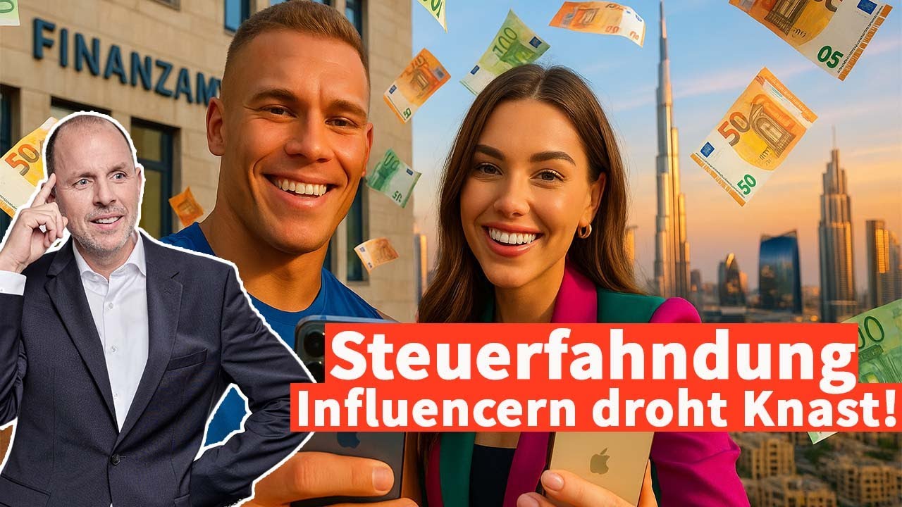 Steuer-Schulden von 300 Mio. Euro! Influencern drohen 10 Jahre Knast | Anwalt Christian Solmecke