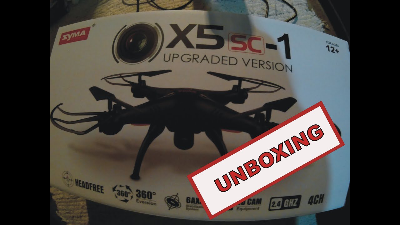 Syma X5 sc-1 (nueva versión del syma X5) Unboxing español