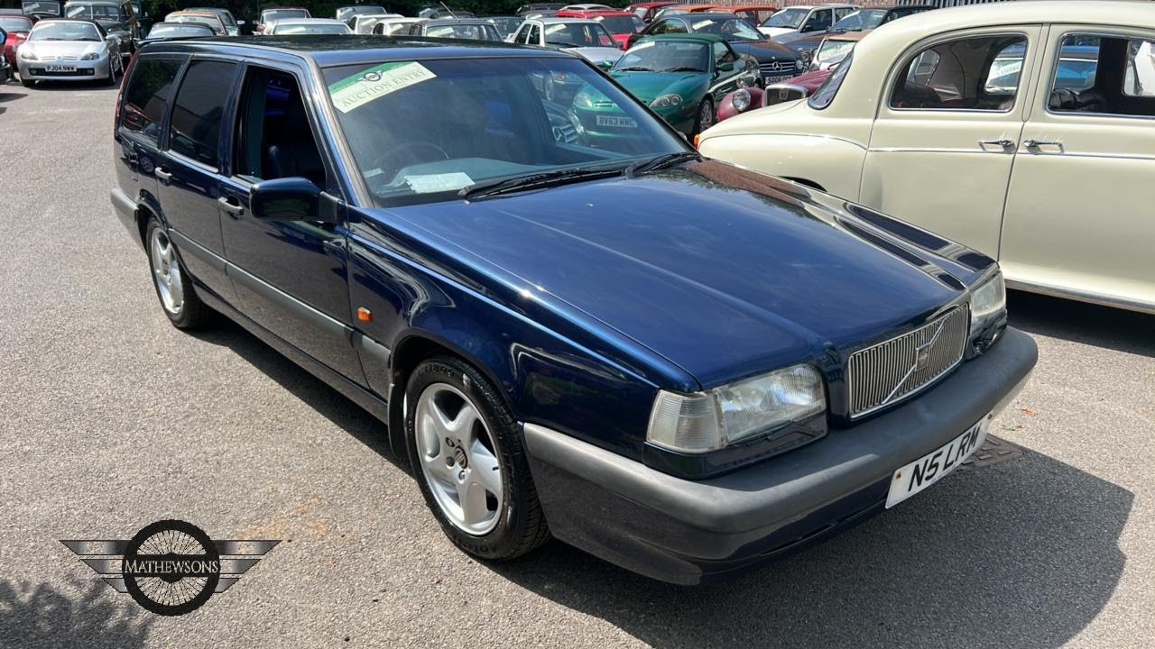 1996 VOLVO 850 T5 CD  | MATHEWSONS CLASSIC CARS | 9&10 JUNE 2023