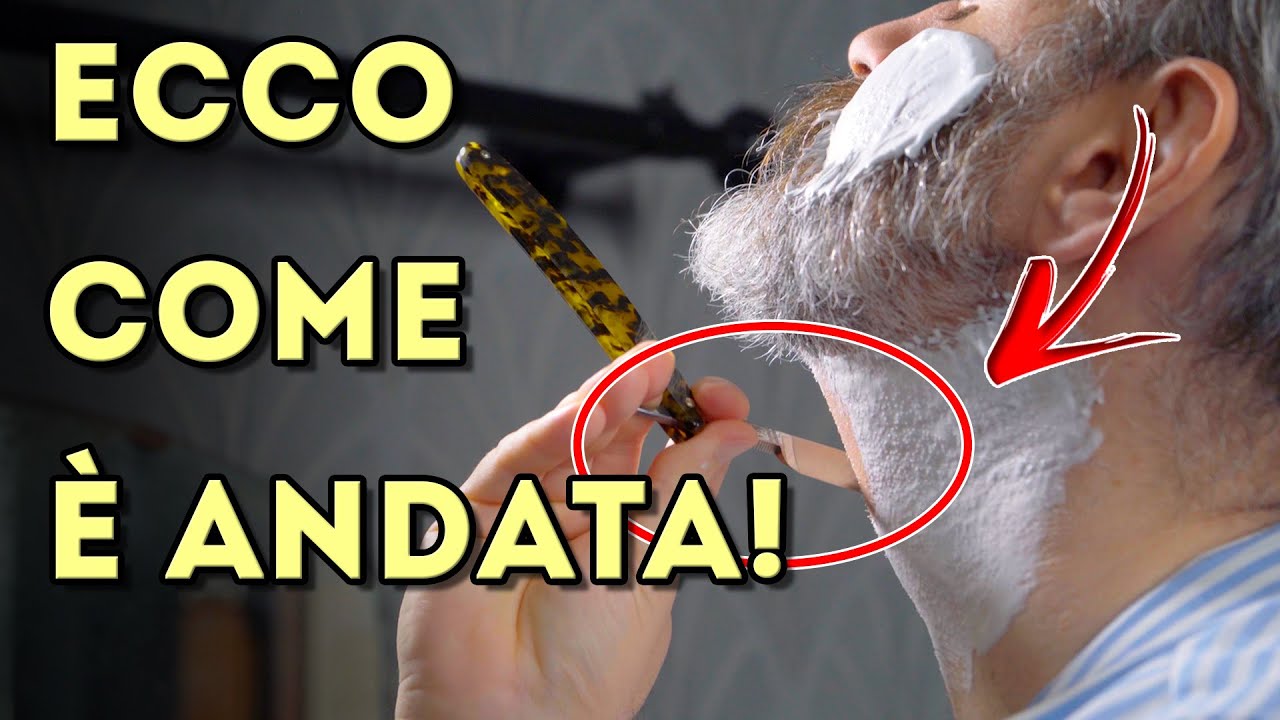 Uso il RASOIO a lama fissa dopo tanto tempo: ecco come è andata!