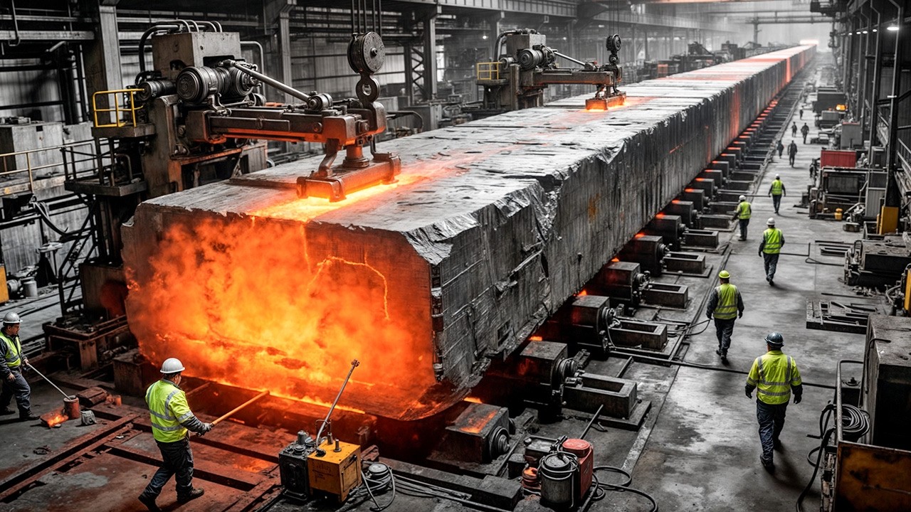 Industrial production processes. Inside the most extreme metallurgical plants on Earth.