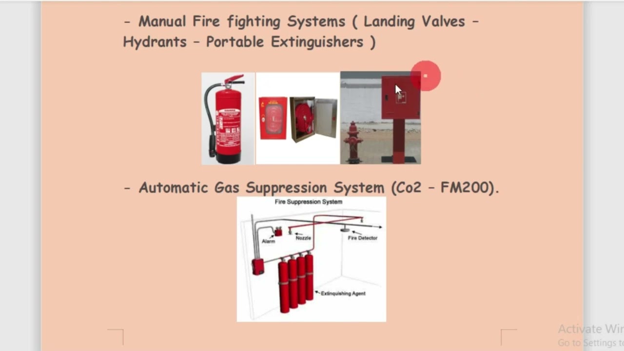 كورس FIREFIGHTING كامل مهندس طارق طلبة
