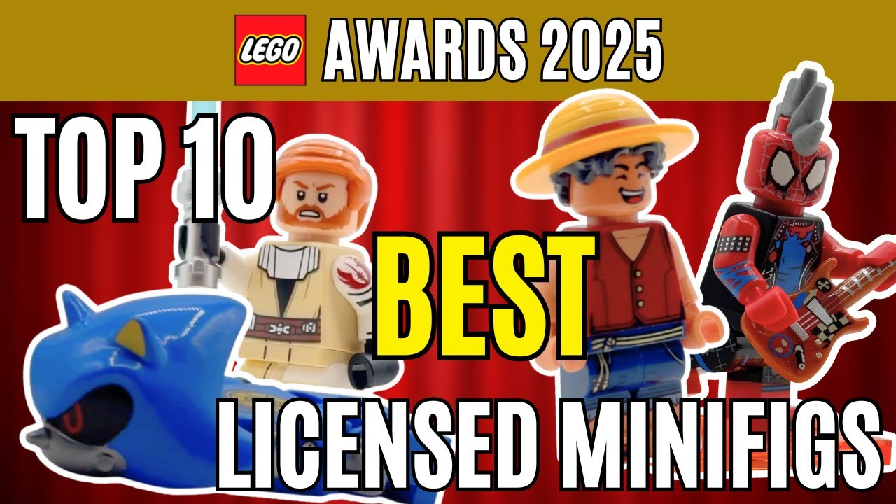 Top 10 Best Licensed Minifigures: 2025 LEGO Awards