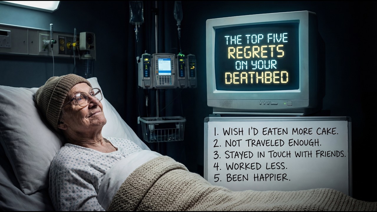 Top five Regrets on our Deathbeds. Music Video about the Grind, live not worth Living and Regrets