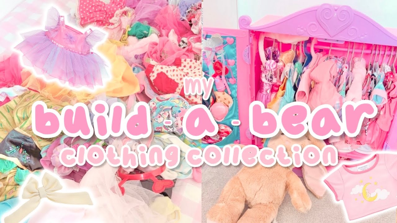 build a bear closet tour & clothing collection ! ♡