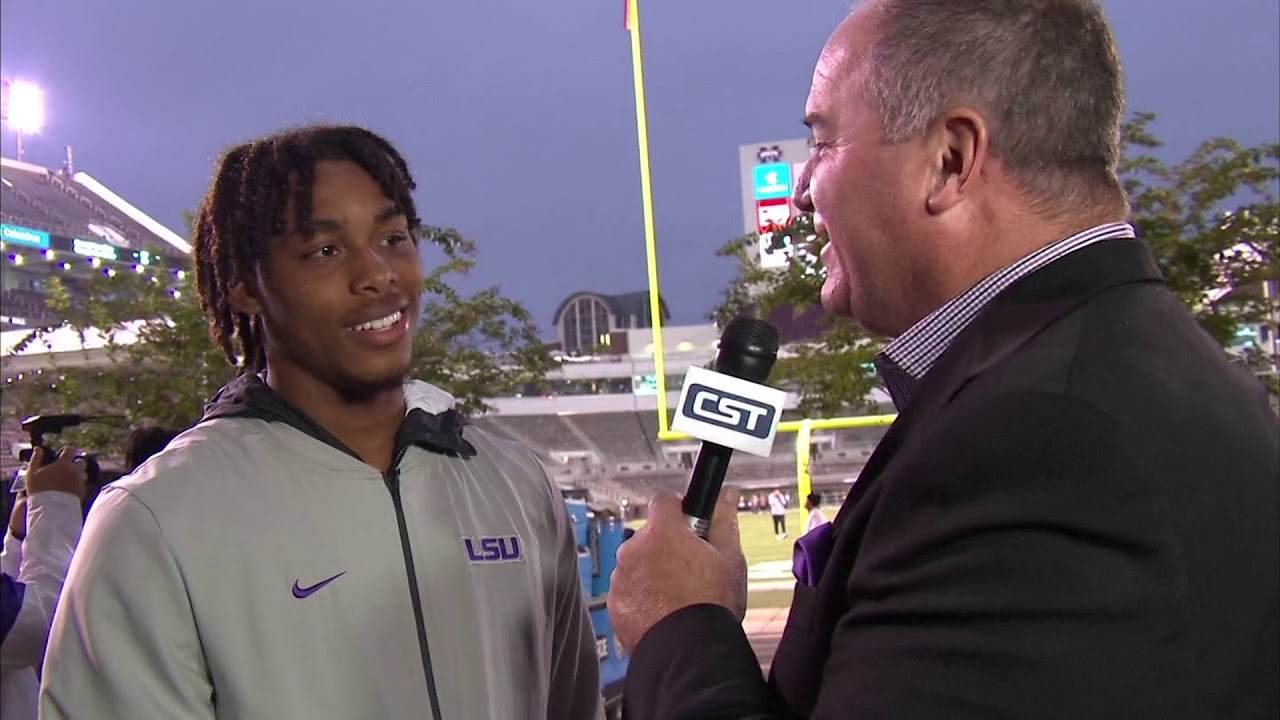 Justin Jefferson on his TD that put Joe Burrow in LSU's record book: 'That's definitely special'