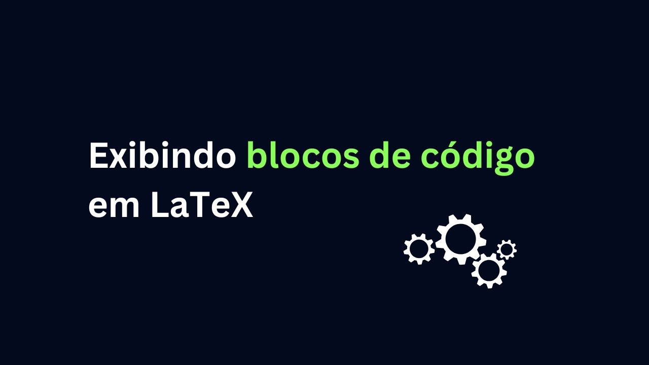 Exibindo BLOCOS DE CÓDIGO com o pacote 