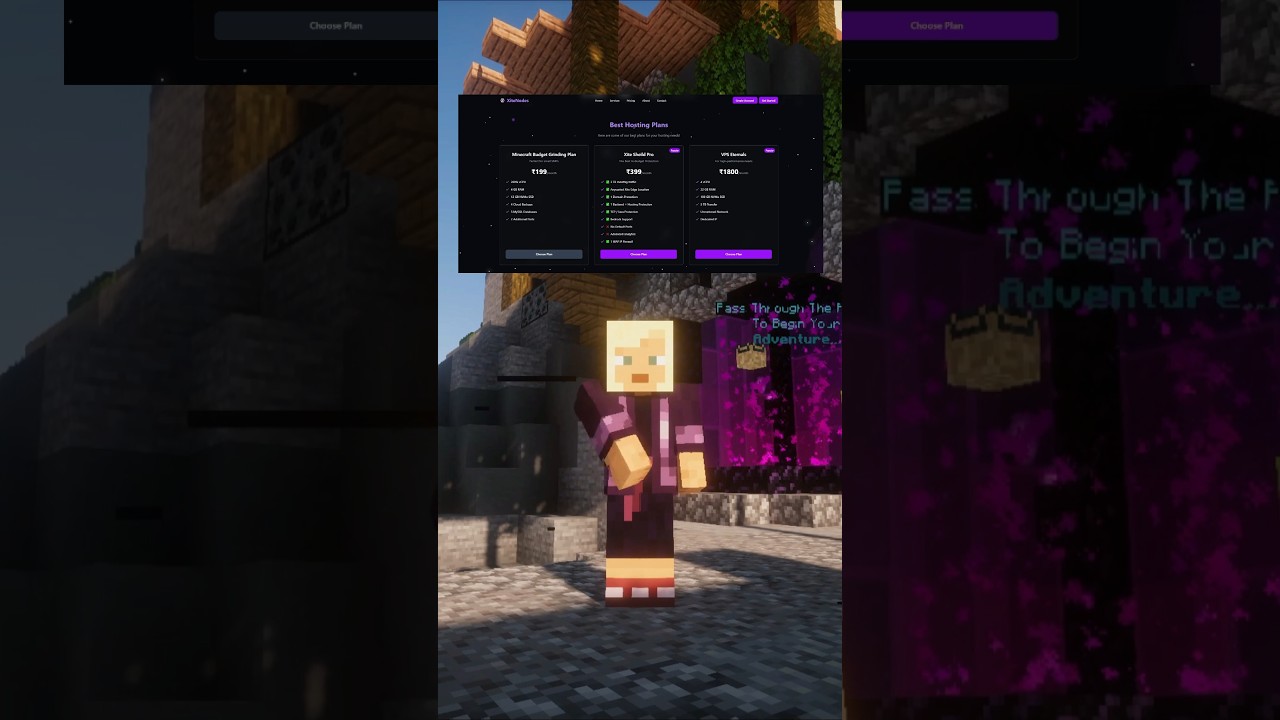 Best Minecraft Server Hosting for Java, PE, Pojav  24/7 Online  Lag-Free & affordable