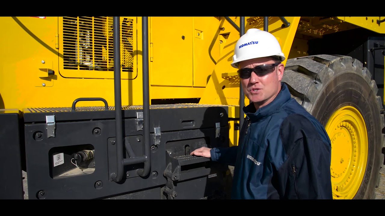Komatsu WA600-8 | pre operation inspection
