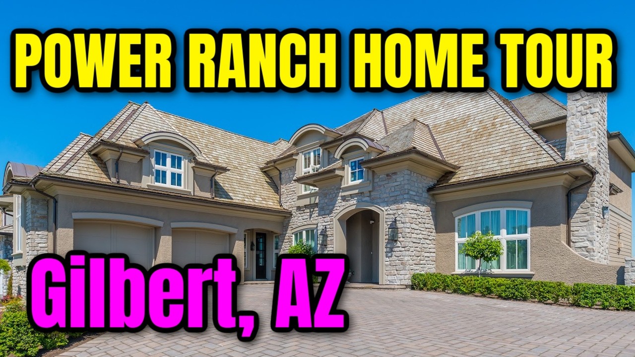 Экскурсия по дому в районе Power Ranch: осмотр 3 прекрасных домов в Гилберте, штат Аризона.