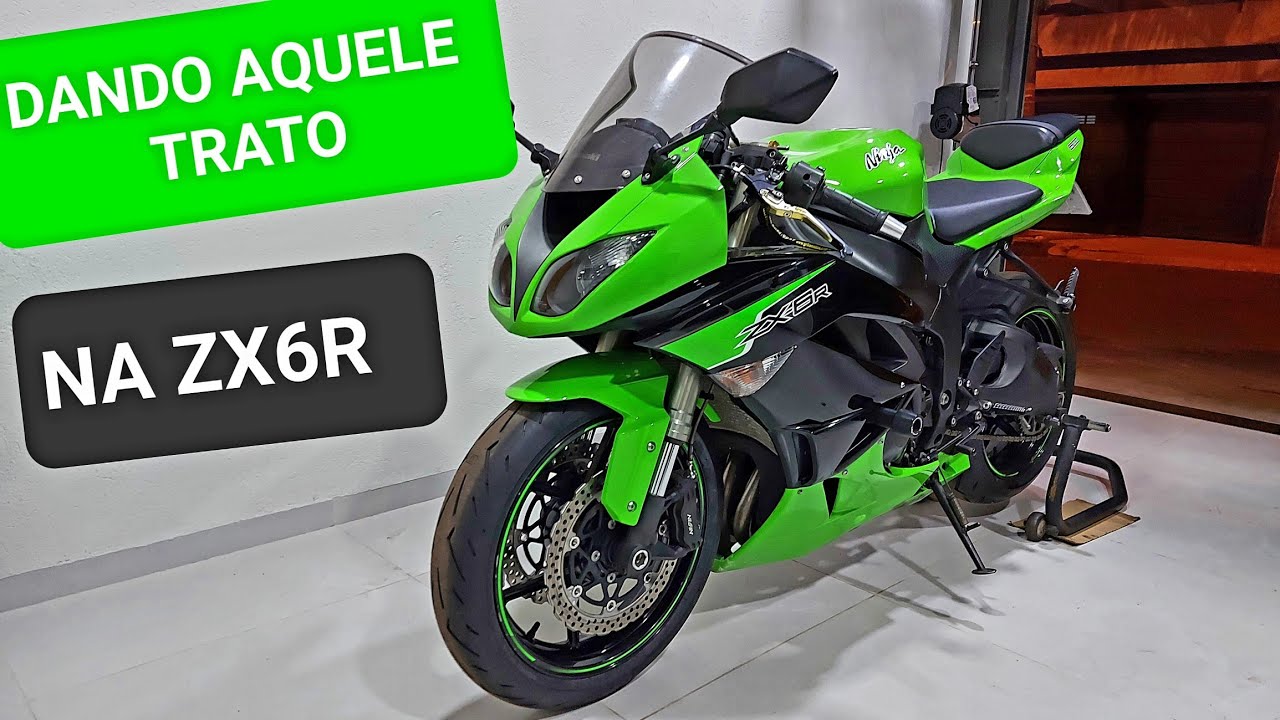 Desmontagem Limpeza e Manutenção na Kawasaki ZX6 R