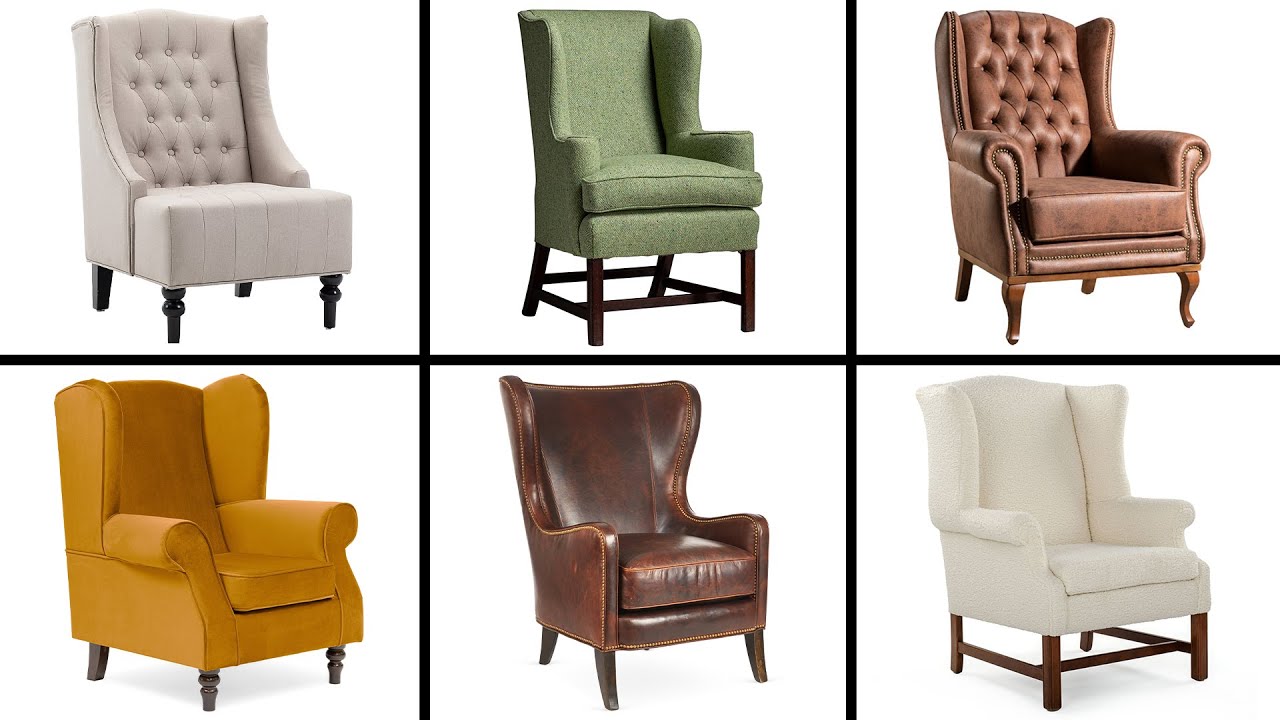 75 Wingback Chair Ideas 2024 // Types of Chairs // Home Furniture Ideas