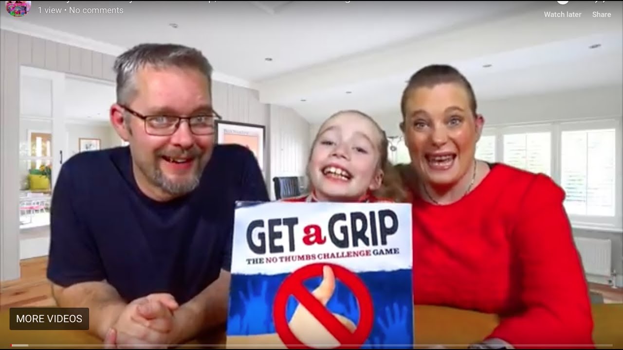 Wacky Wednesday 122- Get a Grip, The No Thumbs Challenge