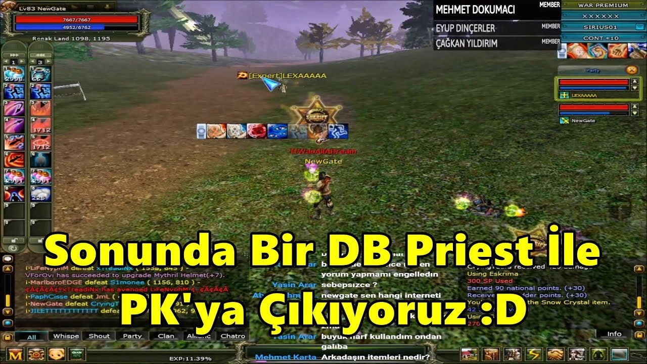 NewGate - Sonunda Bir DB Priest İle PK'ya &Ccedil;ıkıyor! | Knight Online
