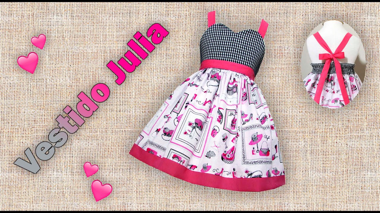 Julia   Vestido com Decote Coração   3 meses a 12 anos (Gratuito para 6 anos)