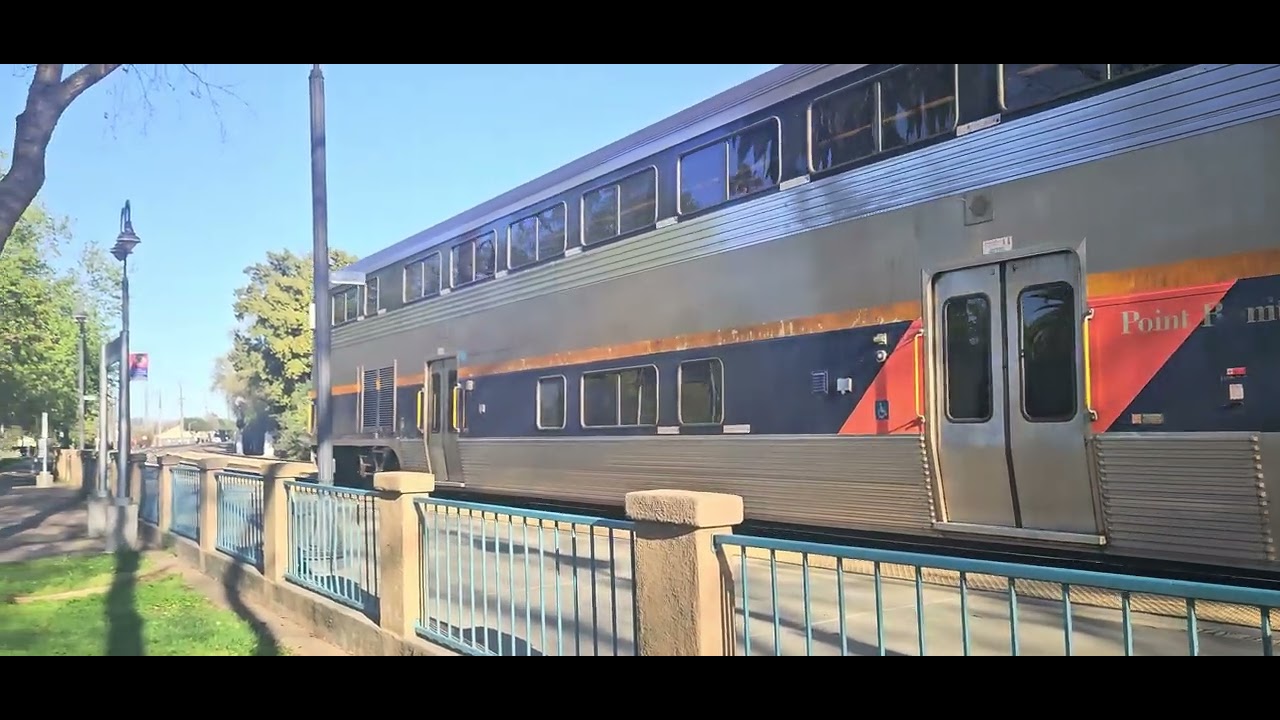 Amtrak Capital Corridor train 545 at Davis Amtrak 