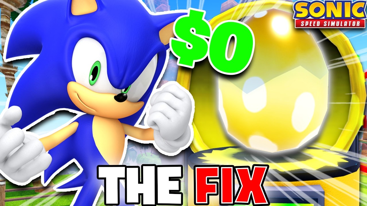 Как Sonic Speed ​​Simulator может *ИСПРАВИТЬ* GOLDEN EGGS...