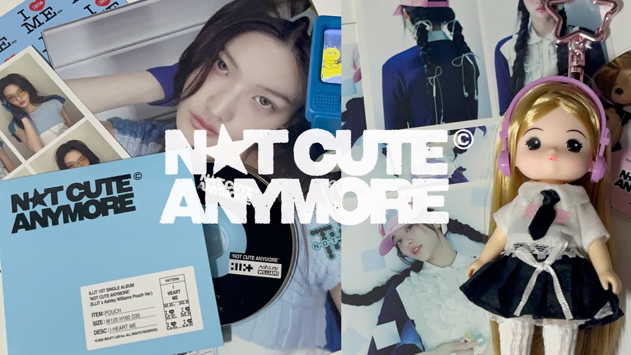 [ 글릿로그 ] 글릿♡로하 NOY CUTE ANYMORE 앨범깡 | 리틀미미 | 파우치 | 준등기깡 | 아일릿