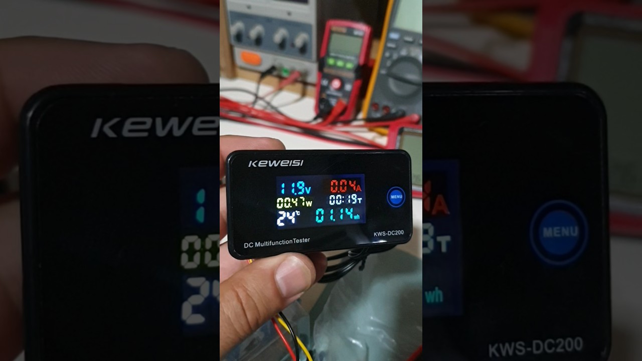 KWS-DC200 Multifunction Tester,Volt Amper Watts Time and Temperature