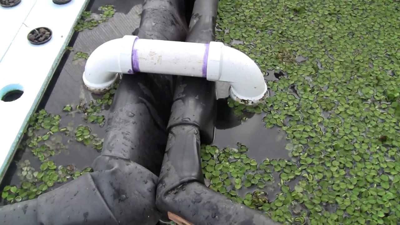 Bridge Siphon Between Raft Beds