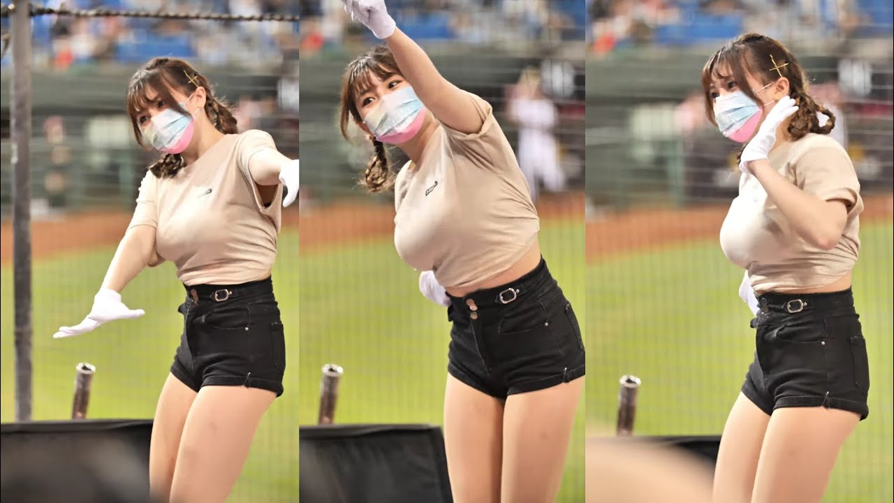 Rakuten girls 樂天女孩 熊霓 球員應援 ( 成晉 林立 ） 4K60P直拍