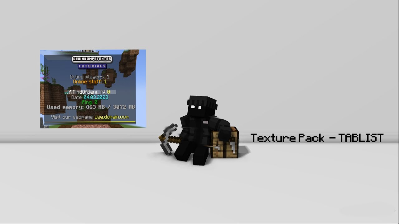 TABLIST with a Logo (NEW) #14 | Minecraft Java