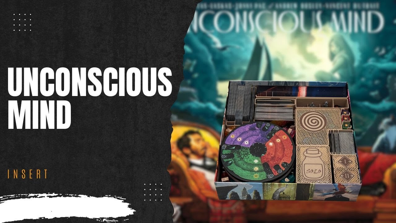 Unconscious Mind - board game insert (including expansions)