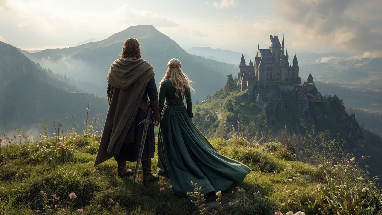 Rainy Celtic Medieval Music for Relaxation & Study | Whispering Valleys of Middle-earth