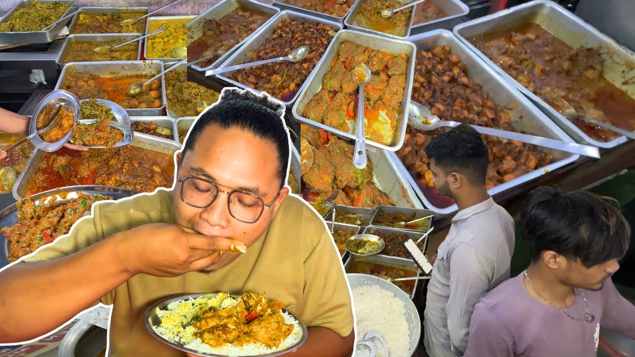 WARTEG SUPER MURAH DI INDIA🇮🇳CUMA 15 RIBU😭LAUKNYA HEBOH BANGET SAMPAI KALABAN LIATNYA
