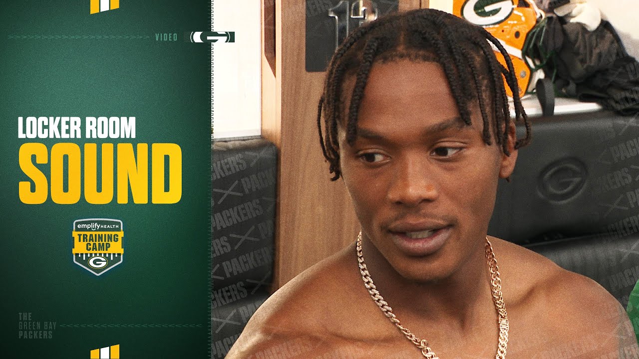 Dontayvion Wicks discusses the strong connection in the WR room