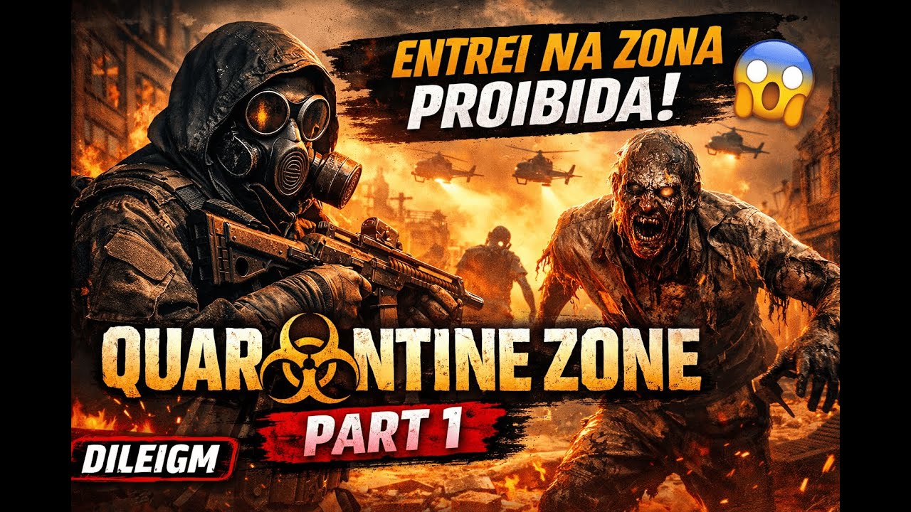 ENTREI NA ZONA PROIBIDA 😱 | Quarantine Zone – PART 1